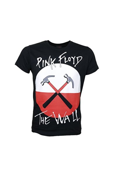 StüdyoÜmitTişört Pink Floyd The Wall Metal Band Baskılı Penye Tişört