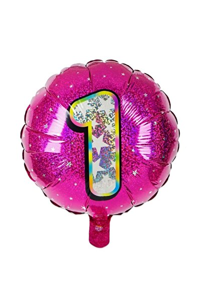 ikm balon بالون فويل دائري الشكل باللون الفوشيا 1