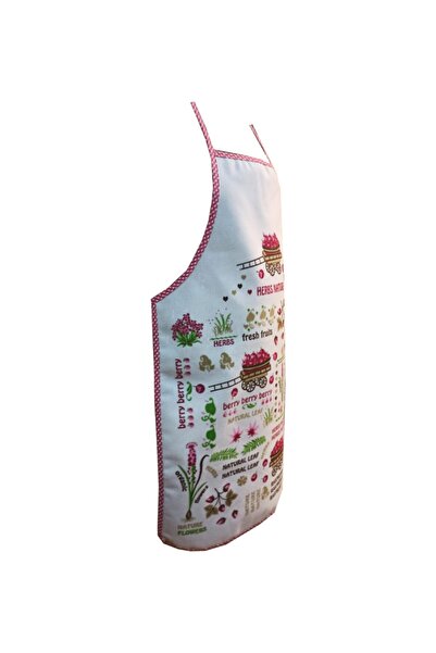 ÇELİK TİCARET Kitchen Apron Liquid Proof Stain Resistant 4 Patterns