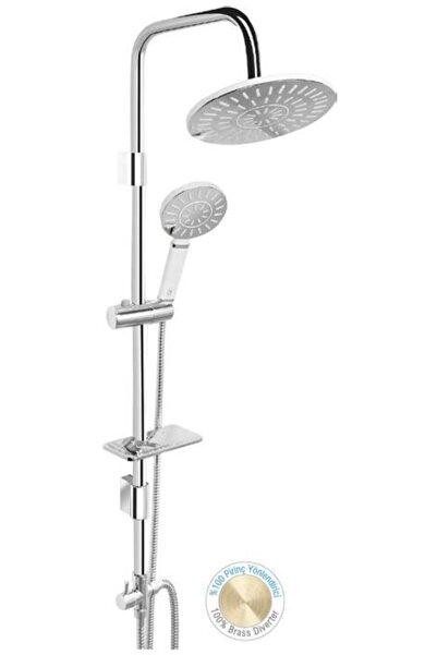 Genel Markalar Rainy Tetra Oval Tall Sistem Duş Seti