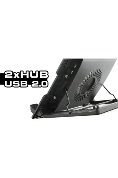 Platoon Işıklı Led Fanlı Çift Usb 2.0 Notebook Soğutucu Fan Nb339 M25