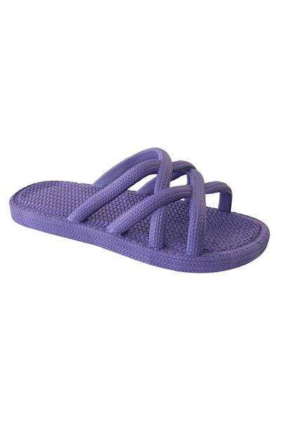 GEZER Papuci de damă violet de vară pentru plajă și piscină