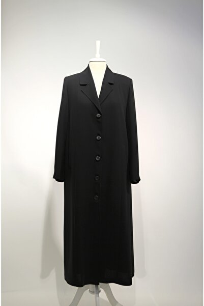 Gonca Konfeksiyon Kadın Siyah Pardesü