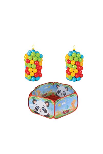 Vardem Katlanabilir Top Havuzu + 200 Adet 6 Cm Top