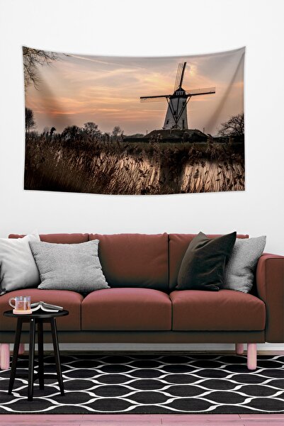 Vagonik Вітряк Настінний килим 70 X 100 см