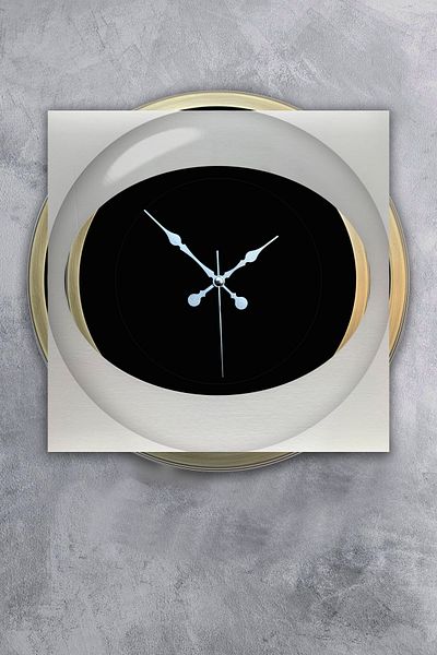 Kasva Concept Δώρο 40 εκ. Αντίκα Μεταλλικό Ρολόι Τοίχου Νεαρής Κοπέλας