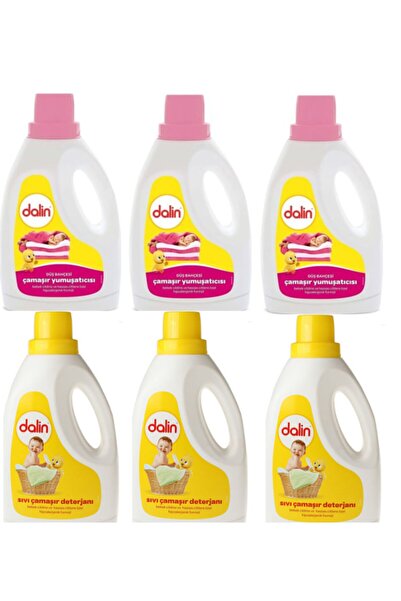 Dalin 3 X Yumuşatıcı Düş Bahçesi 1500ml 3 X Deterjan 1500ml