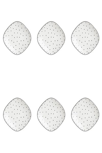 Porland Hope 17cm Set of 6 Flat Plates