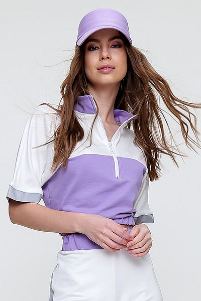 Trend Alaçatı Stili Lila Tennishut für Damen ALC-A2197