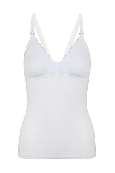 NBB Breastfeeding White Tank Top