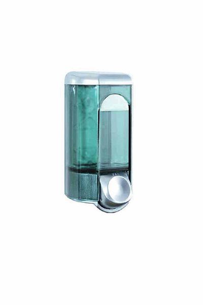 KG-GOLDPAPER 7105 0.600 Lt Matte Chrome ABS Plastic Liquid Soap Dispenser