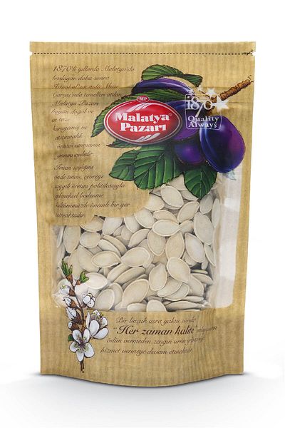 Malatya Pazarı Murat Palancı 1 Kg Large Pumpkin Seed Ziplock Package