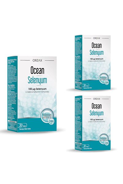 Ocean Ocean Selenium - 30 Tablets, 100 Mcg, X3 Pieces
