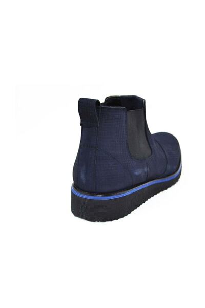 Fosco 7588 Γνήσιες μπότες σόλας Eva από δέρμα Nubuck 821 Navy Blue Nubuck