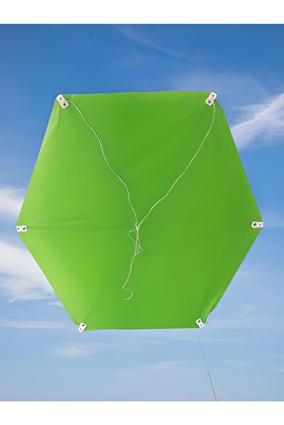 Onur uçurtma her çocuğun bir masalı olmalı Altıgen Uçurtma Yeşil Renk