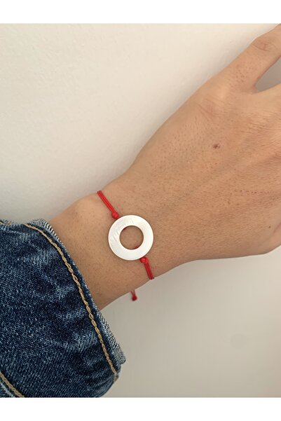 Atelier Çağla Sedef Taşı Karma Kırmızı Ip Bileklik