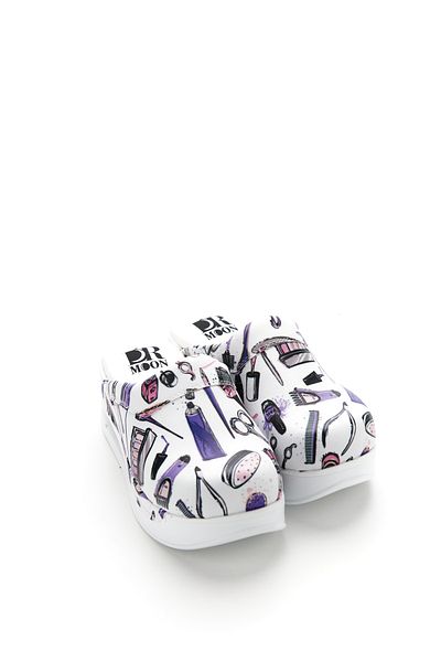 DRMOON Makeup Patterned Airmax Sole Sabo Slippers