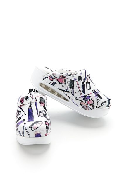 DRMOON Makeup Patterned Airmax Sole Sabo Slippers