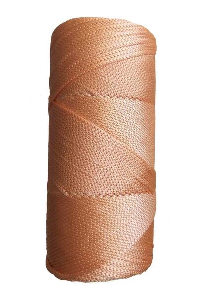 angel çanta aksesuar Въже от макраме от полипропилен Ангел, светло оранжево, № 1