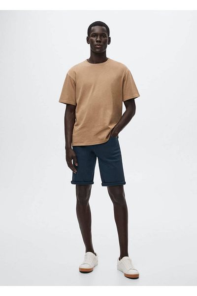 MANGO Man Shorts aus Baumwollstretch-Jeansstoff