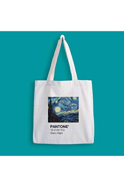 designedfy Van Gogh Pantone Zvezdana noć štampana platnena torba