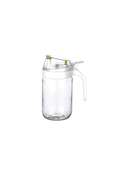 Titiz Plastik Damlatmaz Kapaklı Oilcon Yağlık 660ml Beyaz Kc-345