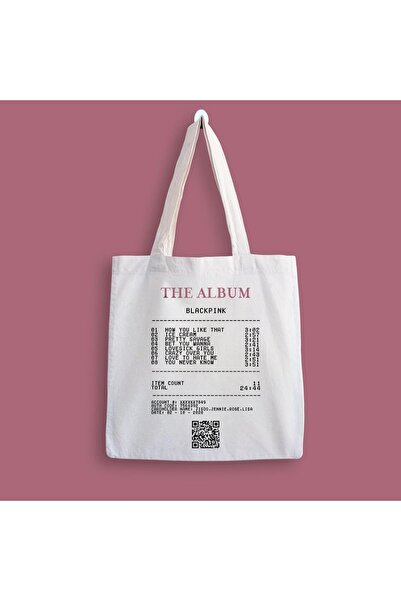 designedfy Έντυπη υφασμάτινη τσάντα απόδειξης άλμπουμ Blackpink