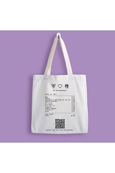 designedfy Έντυπη υφασμάτινη τσάντα απόδειξης για το άλμπουμ της γειτονιάς