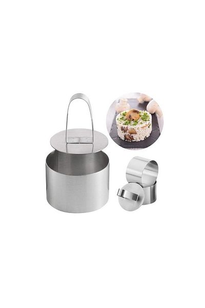 Nar kalıp Narkalıp Round Parfait Presentation and Cake Mold Diameter 8cm Depth 5cm