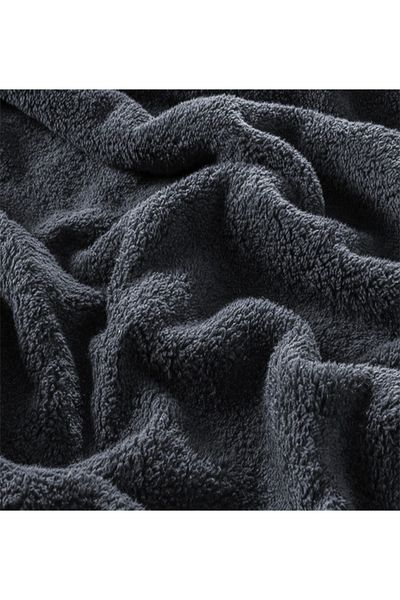 Mulberry Pătură TV Wellsoft Antracit Afumat - 100x170 cm