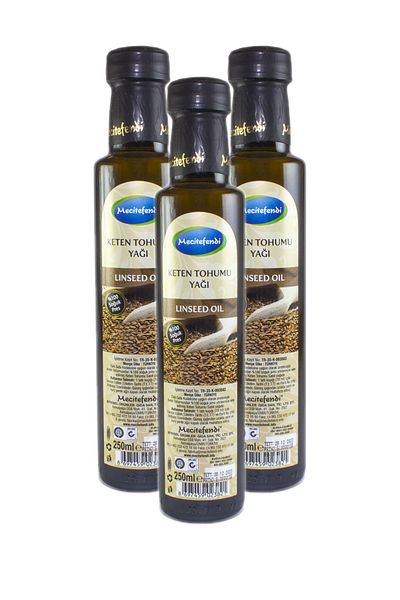 Mecitefendi 250ml Flax Seed Oil - Set of 3