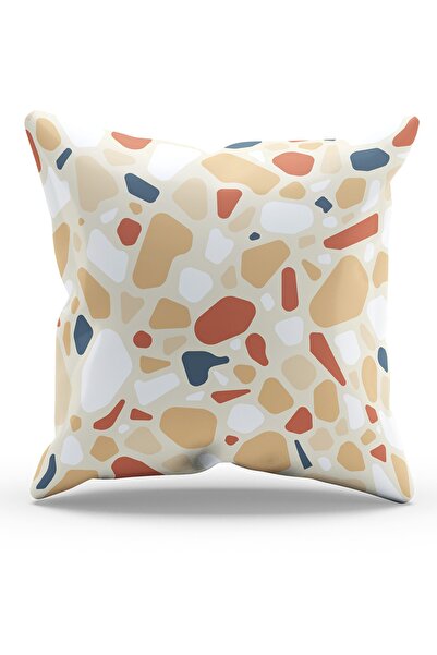 Moud's Κάλυμμα μαξιλαριού ριχτάρι από σουέτ με μοτίβο West Stone διπλής όψης