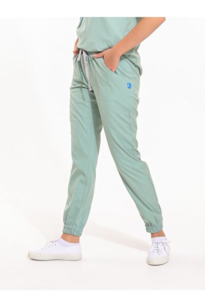 Wio Uniform Jogger Kadın Likralı Mint Yeşili Doktor Hemşire Cerrahi Üniforma ...