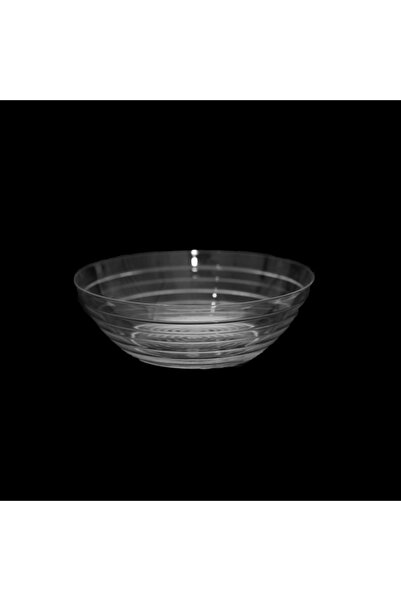 14Süs Plastik Akrilik Salata Kabı 1700ml. (1 Adet) - Sert Mika, Kristalize
