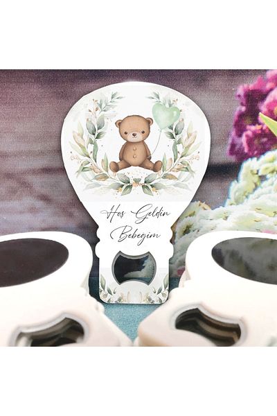 Ege ajans 10 Teddy Bear Model Baby Opener Magnet