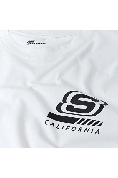 SKECHERS Ανδρικό μπλουζάκι με λογότυπο στο στήθος