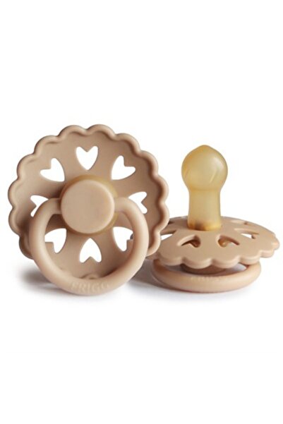 Frigg Fairytale Silky Satin 0-6 Ay Bej Unisex Bebek Kauçuk Emzik