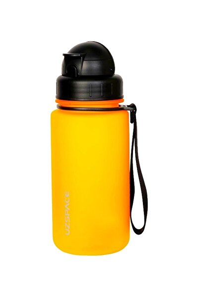 Uzspace زجاجة مياه تريتان من المجموعة الجديدة سعة 400 مل مع شفاطة بدون مادة BPA وبدون رائحة