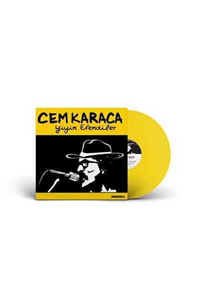 Genel Markalar Plak - Cem Karaca / Yiyin Efendiler (SARI RENKLİ LP)