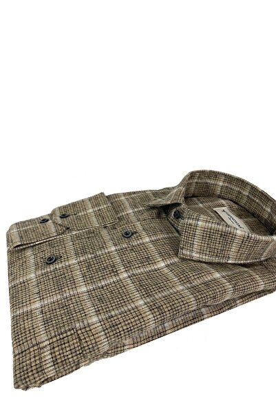 dcn giyim 1985 Grandstar Classic Cut Wool Shirt-gsy2020