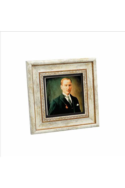 Sadrazam Επιτραπέζια Φυσική Πέτρα Ατατούρκ 25cmx25cm Krt-101