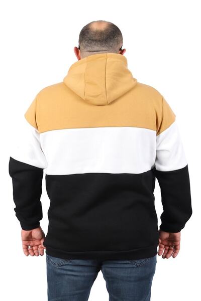 MocGrande Sweat με κουκούλα μεγάλου μεγέθους 22736 Mink