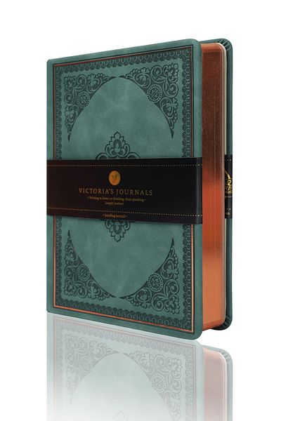 Victoria's Journals Vintage Old Book Notebook Lined 12x17 Cm
