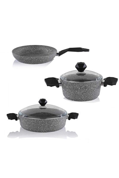 Schafer طقم وعاء جرانيت 28 سم وعاء عميق 20 سم