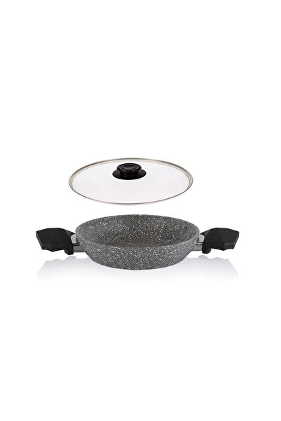 Schafer Granit Sahan 20 Cm Cam Kapaklı