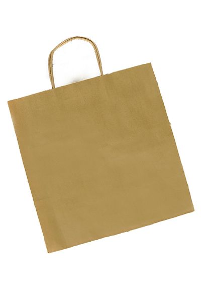 Kraft 29*15*29 Bag of 100 Brown Paper Bag with Twist Handle