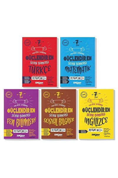 Ankara Yayıncılık Ankara 7. Sınıf Türkçe Matematik Fen Sosyal Ingilizce Güçle...