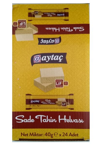 Kezeyce Plain Tahini Halva 40 G. X 24 Pieces