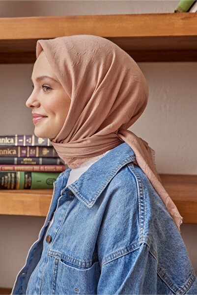 Şalland Μαλακό κασκόλ από μπαμπού σε χρώμα πούδρας