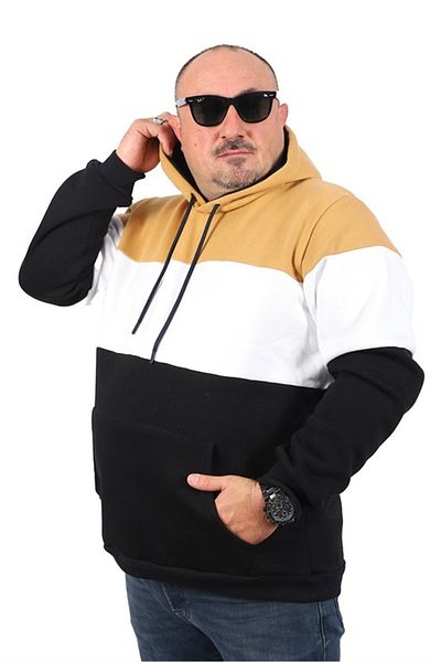 Starbattal Sweat με κουκούλα μεγάλου μεγέθους 22736 Mink